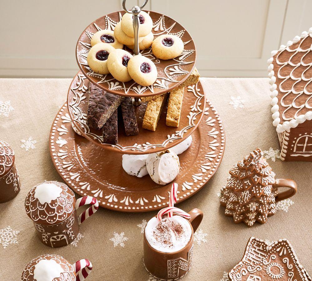 Gingerbread Stoneware Serveware Collection